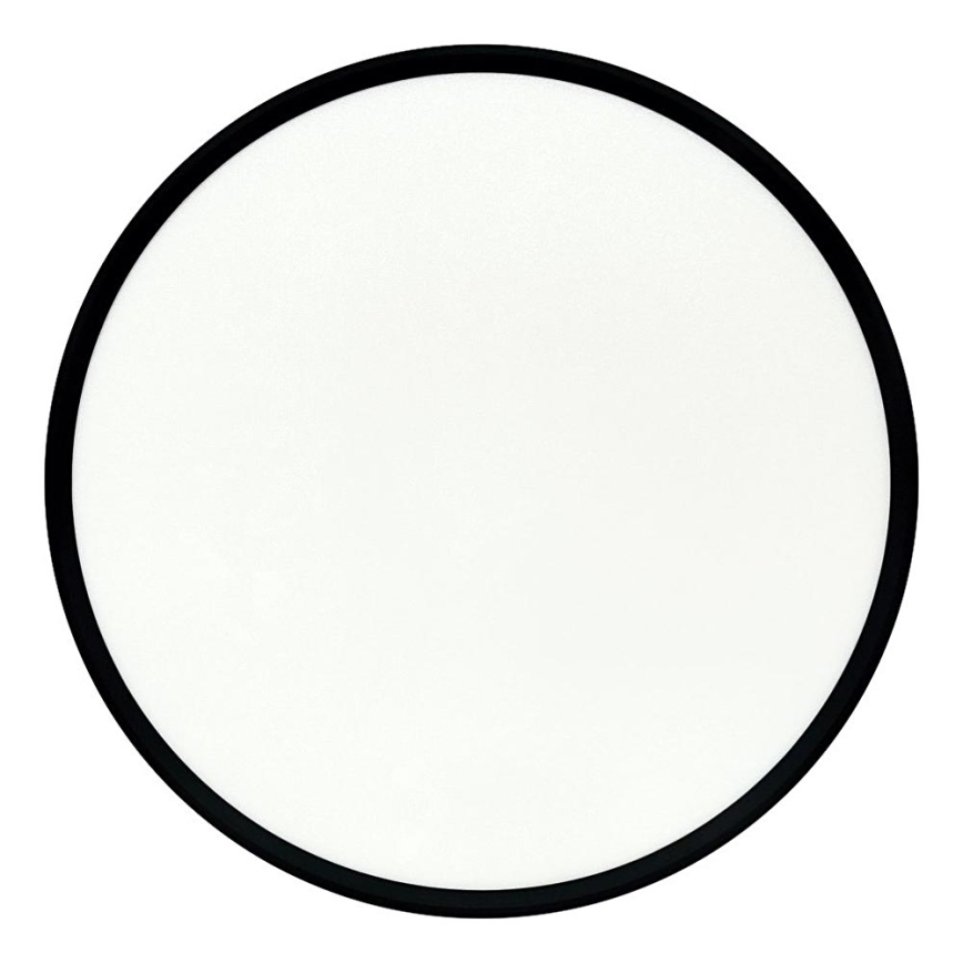 LED Stropní svítidlo LED/40W/230V 3000/4000/6500K pr. 50 cm černá